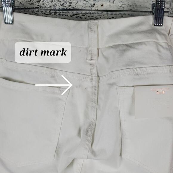 Seven Melissa McCarthy Women Forever White Pencil Denim Jeans Size 18 - Picture 9 of 13